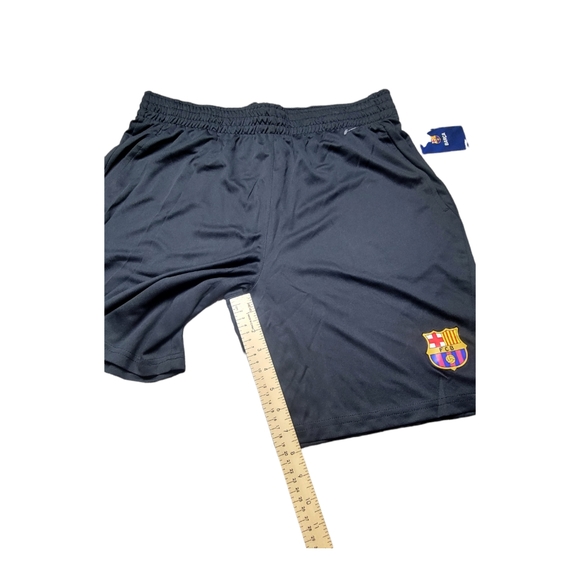 FC Barcelona Shorts size L Soccer Team Barca Black - Picture 9 of 14